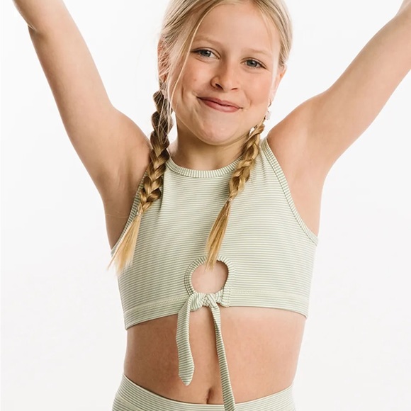 Zyia Spearmint Stripe Set (Girls) - Picture 5 of 6